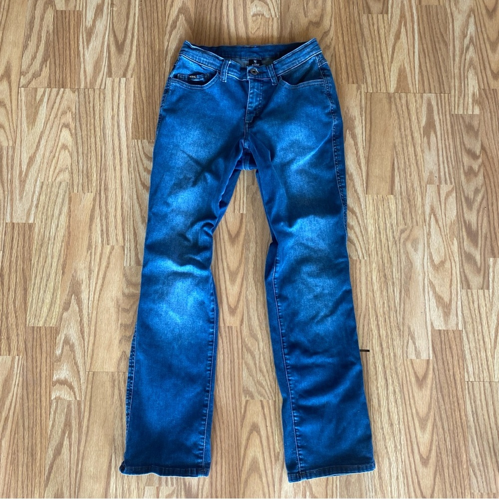 🛑SOLD🛑Denim Blue Jeans Women’s Size 4 Short Straight Leg Mid Rise Draw String